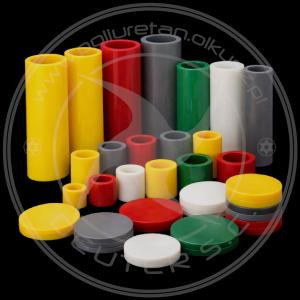 [WYPRZEDAŻ] Niebieski krążek poliuretanowy - Ø194x24mm - 1szt.