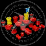 Komplet tulei zawieszenia tylnego - HONDA PRELUDE III -  22szt.