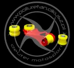 Tuleje łącznika stabilizatora tylnego - HONDA CIVIC / CRX - 2szt.