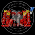 Komplet tulei zawieszenia - HONDA CRX 92-97 DEL SOL - 38szt.