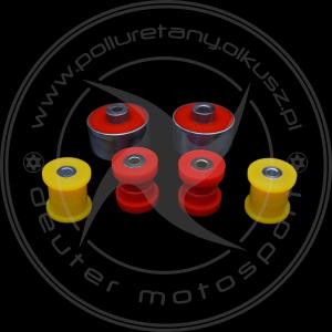 Komplet tulei wahaczy przednich dolnych (L+P) - HONDA ACCORD VIII - 6szt.