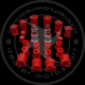 Komplet tulei zawieszenia - tył na resorach - OPEL FRONTERA A -  26szt.