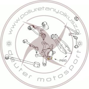 Zewnętrzne tuleje wahacza tylnego poprzecznego (w zwrotnicy) - LEXUS IS/GS - 2szt.