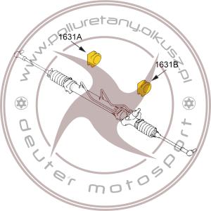 Tuleje przekładni kierowniczej - OPEL FRONTERA B - 2szt.