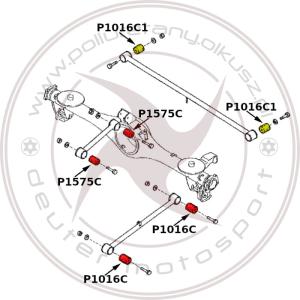 Tuleje wahacza tylnego poprzecznego - KIA SPORTAGE I - 2szt.