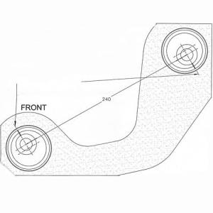 Tuleja wahaczy przednich - acentryczna - LAND ROVER - 1szt.