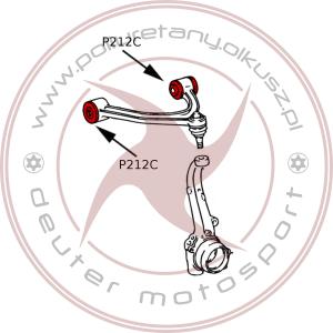 Tuleje wahaczy przednich górnych - LEXUS GS/SC - 4szt.