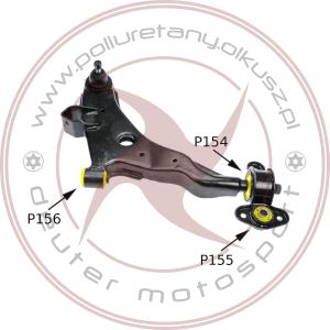 Tuleje wahacza przedniego - MITSUBISHI SIGMA - 6szt.